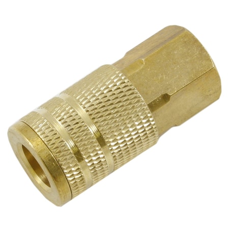 Forney Ind/Milton Style Coupler, 1/4 in x 3/8 in FNPT 75479